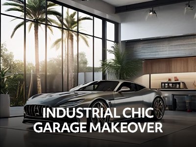 Industrial Chic Garage Makeover